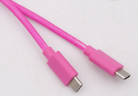 Rainbow Wire Braided Usb Cell Phone Cable Usb 2.0 Charging Cable 480Mbps