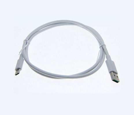 Fast Charging 4.0mm USB 3.1 Lightning Cable With Aluminum Foil Shielding