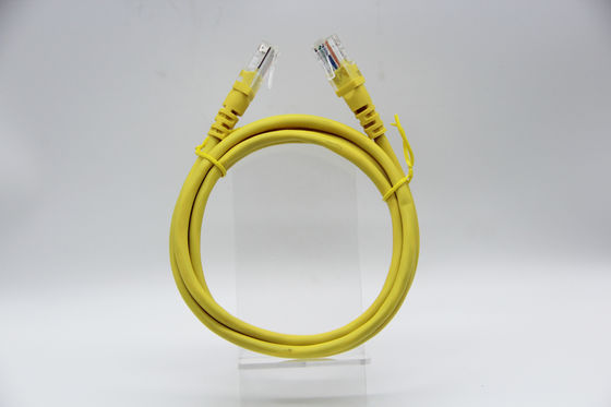 UTP 26AWG Copper Cat5E Ethernet Patch Cable Round Wire Shape