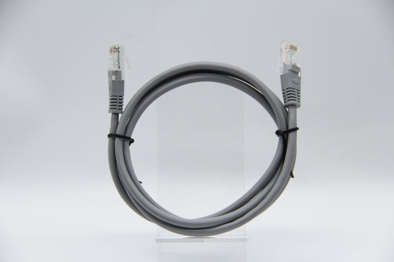 Yellow Cat5E Ethernet Patch Cable UTP 24AWG CCA High Speed Transmission Cable