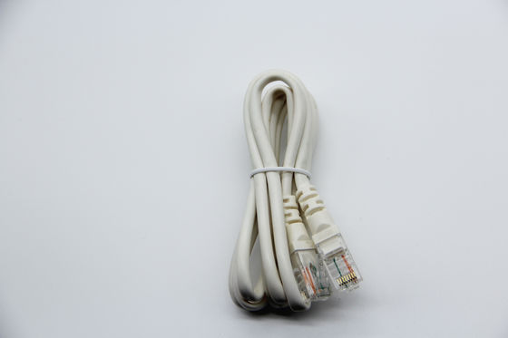 Yellow Cat5E Ethernet Patch Cable UTP 24AWG CCA High Speed Transmission Cable