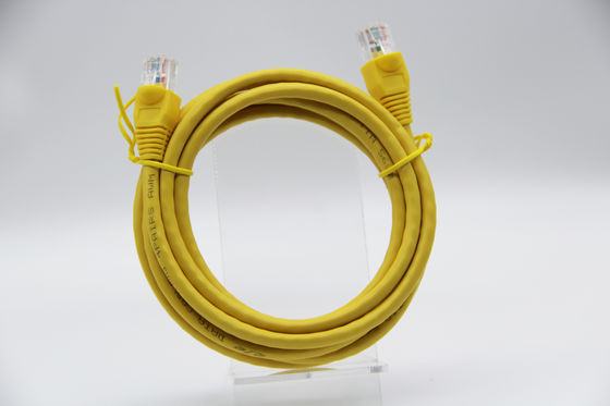 CAT5E Yellow 2M BC RJ45 Ethernet Cable Patch Cord Connecting CCTV Router Computer