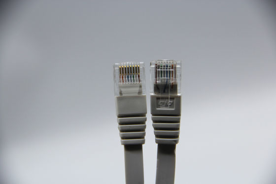 Flat Cat.5E Bare Copper Cable 30AWG 1M 1000Mbps Easy to Carry for Laptop Office Home Networking