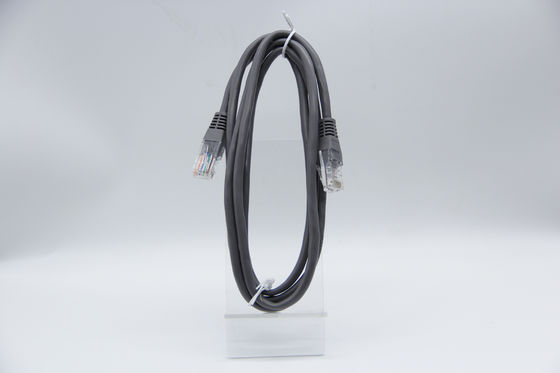 High Speed Cat5 Ethernet Patch Cable Gold Plated PVC Jacket 24 AWG 100 Mbps