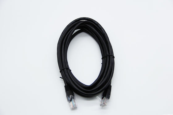 Customized Color PVC Jacket Cat5 Ethernet Patch Cable Bulk Packaging CCS Conductor