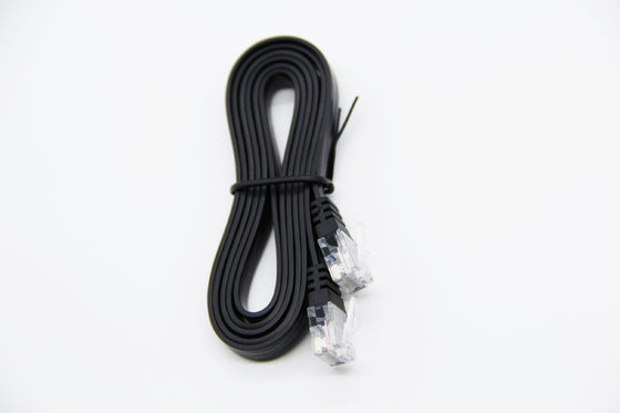 Gold Plated RJ45 Cat5E Ethernet Patch Cable PVC Jacket CCA Conductor 24 AWG