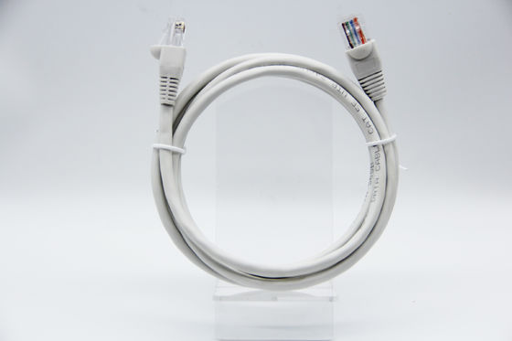 Gold Plated RJ45 Cat5E Ethernet Patch Cable PVC Jacket CCA Conductor 24 AWG
