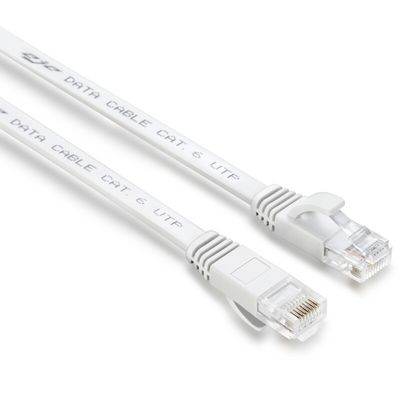 250MHz Cat 6 Ethernet Patch Cable  Customized UTP FTP AWG Cross Jacket