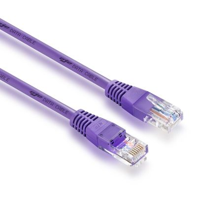 600MHz Cat6A Ethernet Patch Cable Customized Length Shielding Type
